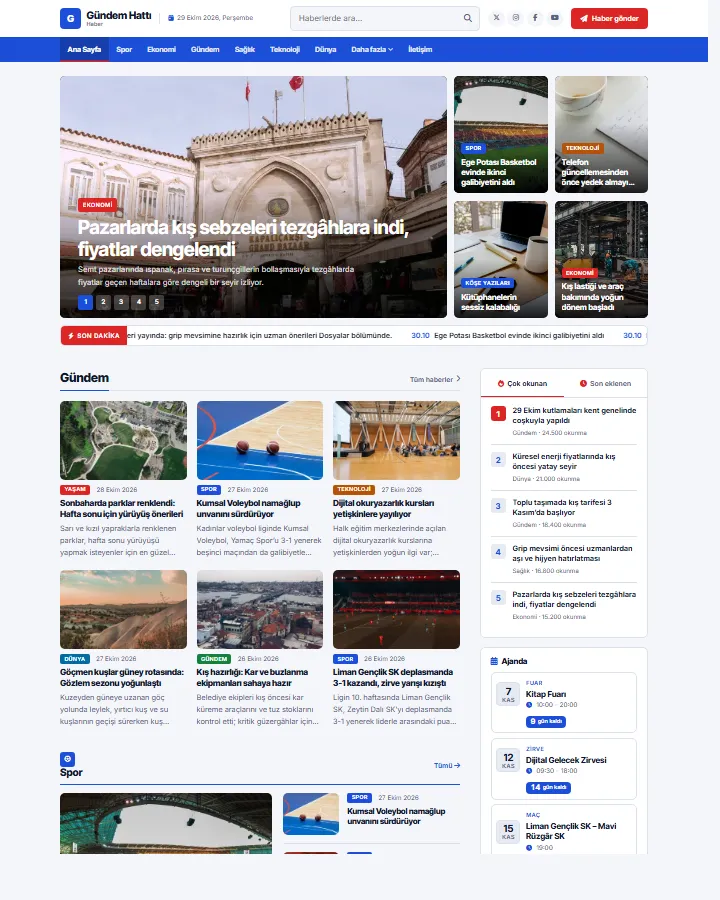 Tema 02 – Portal tasarım önizlemesi