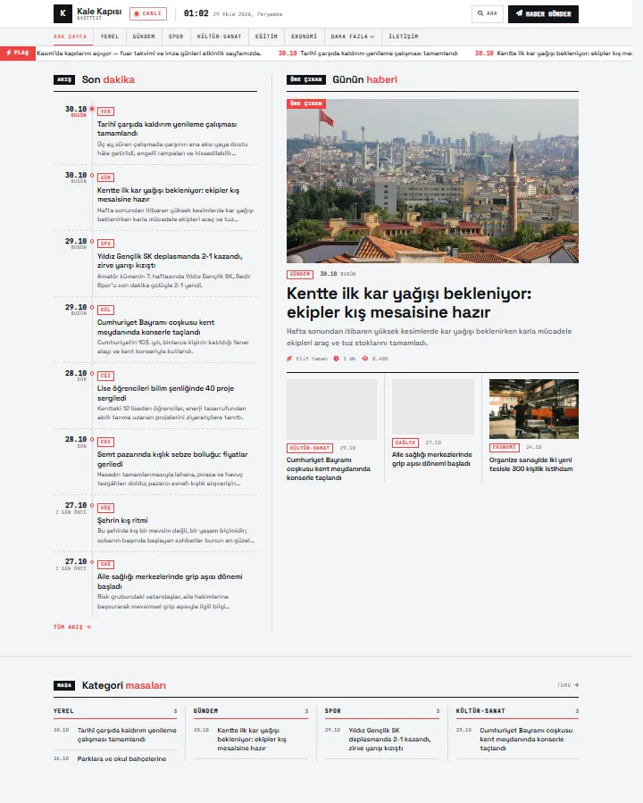 Tema 13 – Ajans tasarım önizlemesi