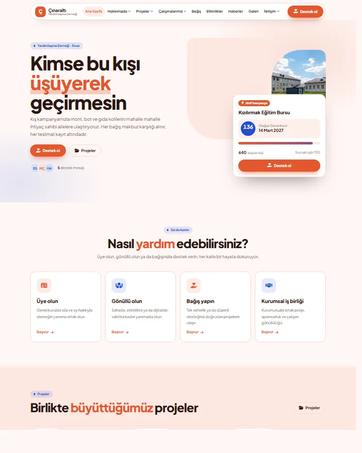Tema 18 – Dayanışma tasarım önizlemesi